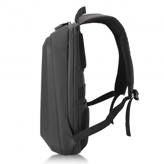New business casual men's bag, hard-shell motorcycle men's double shoulder bag, fashionable business commuting computer double shoulder bag for men