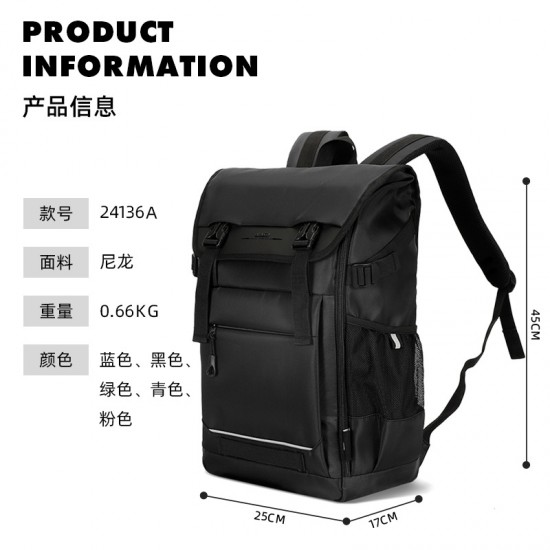 Business backpack for men, high-level appearance, men's commuting bag with multi-purpose storage, student backpack with large capacity and double-shoulder bag