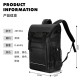 Business backpack for men, high-level appearance, men's commuting bag with multi-purpose storage, student backpack with large capacity and double-shoulder bag