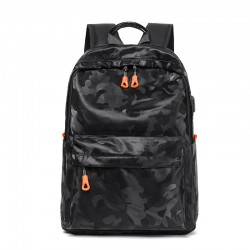 Laptop Bag Leather Men's Laptop Dual-Shoulder Bag Backpack 15.6-Inch Simple Business Laptop Backpack Business Travel Dual-Shoulder Bag
