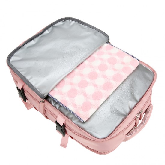Cross-border women's travel double-shoulder bag with large capacity, extra large, lightweight, multi-functional luggage backpack for short trips. Business travel bag for men. Trendy rolled-edge travel double-shoulder bag for men.