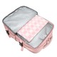 Cross-border women's travel double-shoulder bag with large capacity, extra large, lightweight, multi-functional luggage backpack for short trips. Business travel bag for men. Trendy rolled-edge travel double-shoulder bag for men.