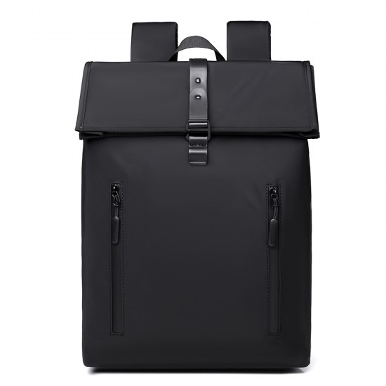 Cross-border men's computer backpack for outdoor short trips. Multi-functional expansion double-shoulder bag for men. Business large-capacity double-shoulder bag for men.