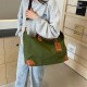 Newly designed men's double-shoulder bag, large-capacity backpack with multiple functions, high-level appearance, casual double-shoulder bag for women