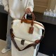 Newly designed men's double-shoulder bag, large-capacity backpack with multiple functions, high-level appearance, casual double-shoulder bag for women