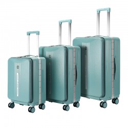 OmaskaPC hard-shell suitcase for cross-border customization, 20, 24, 28-inch PC travel suitcase with silent swivel wheels, luggage box