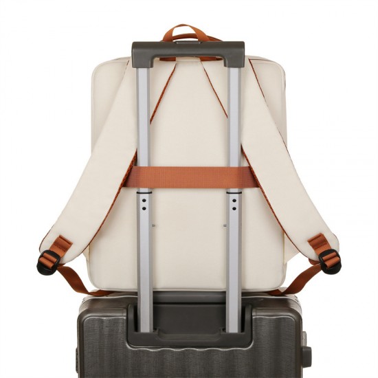 Large capacity backpack, double-shoulder bag for students, schoolbag for middle school, junior high school, university, casual and fashionable trend double-shoulder bag.