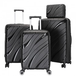 Wholesale PP suitcase, cross-border trade travel suitcase, PP suitcase, 20, 24, 28 three-piece suitcase