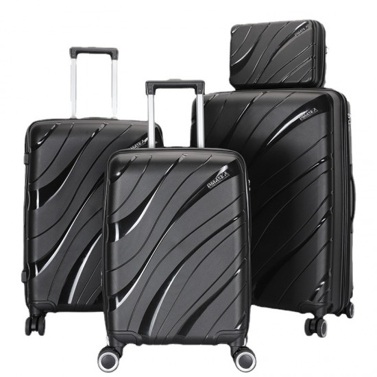 Wholesale PP suitcase, cross-border trade travel suitcase, PP suitcase, 20, 24, 28 three-piece suitcase