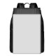 Composite Fabric Student Bag Large Capacity Men's and Women's Dual-Shoulder Bag Fashion Leisure Bag Dual-Shoulder Travel Bag Backpack