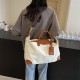 Newly designed men's double-shoulder bag, large-capacity backpack with multiple functions, high-level appearance, casual double-shoulder bag for women