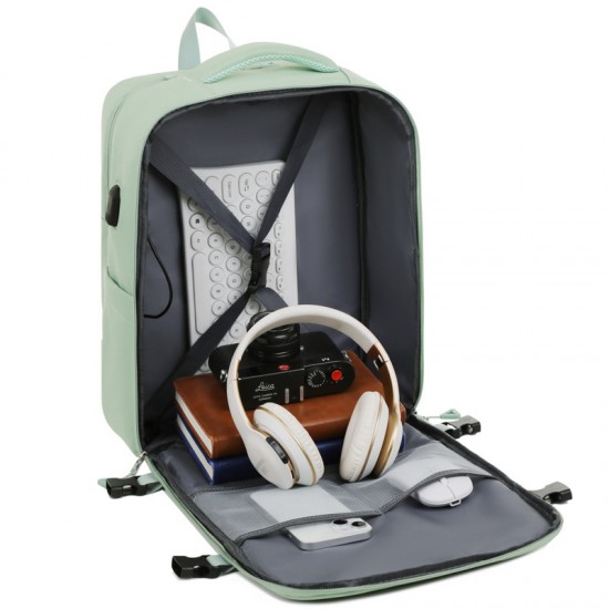 2024 large capacity commuting backpack for men. Casual double-shoulder bag for men. High-end business commuting computer bag. Long-distance travel backpack for men.