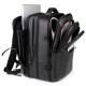 Newly designed men's business double shoulder backpacks - large capacity for business and office use, casual travel backpacks for short trips, computer backpacks for business and office use.