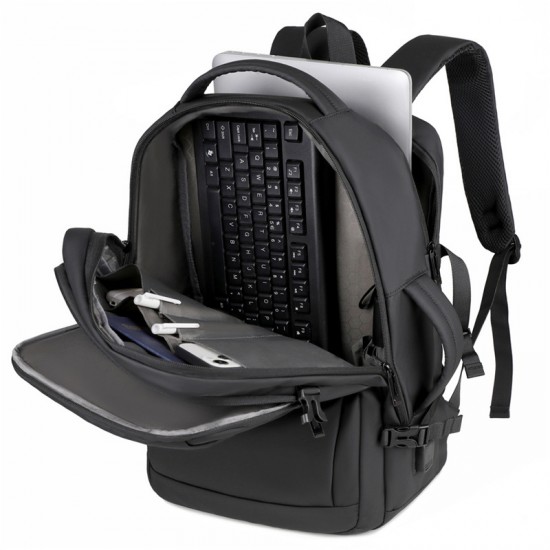 Casual double-shoulder bag for women. Cross-border women's large capacity travel bag for students. Schoolbag for high school students. Simple lightweight bag for outdoor travel.