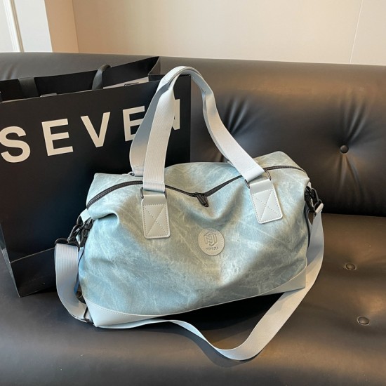 Cross-border double-shoulder bag for men. Casual travel computer bag for men. Large capacity business double-shoulder commuting bag.