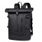New cross-border casual fashionable high-end business commuting computer backpack with magnetic flap design. Travel double-shoulder bag for men. High-end casual travel backpack for trend and commuting.