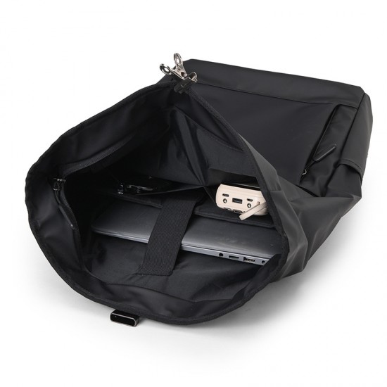 Cross-border large capacity double-shoulder bag for business travel. Men's high-end computer bag. Expandable waterproof travel bag.