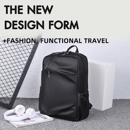 New College Student Backpack Lightweight Fashion Trend Large Capacity Travel Bag Retro Men's Backpack Canvas Dual-Shoulder Bag