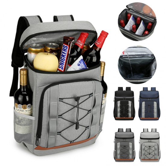 Cross-border men's double shoulder bags - large capacity casual travel backpacks for business trips, business and office computer backpacks for commuting and travel.
