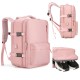 Cross-border women's travel double-shoulder bag with large capacity, extra large, lightweight, multi-functional luggage backpack for short trips. Business travel bag for men. Trendy rolled-edge travel double-shoulder bag for men.