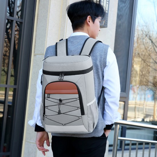 Newly designed double shoulder bags for men - light and portable computer backpacks for business and office use, travel backpacks for casual trips, large capacity double shoulder backpacks for travel and commuting.