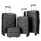 Customized Wholesale Cross-border PP Trolley Case Fashionable Travel Trolley Case PP Hard Shell Case 20-Inch Check-in Box Luggage