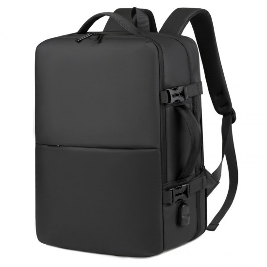2024 New Nylon Fabric Backpack College Student Backpack Men Dual-Shoulder Backpack Large Capacity Outdoor Business Travel Bag Leisure