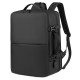 2024 New Nylon Fabric Backpack College Student Backpack Men Dual-Shoulder Backpack Large Capacity Outdoor Business Travel Bag Leisure