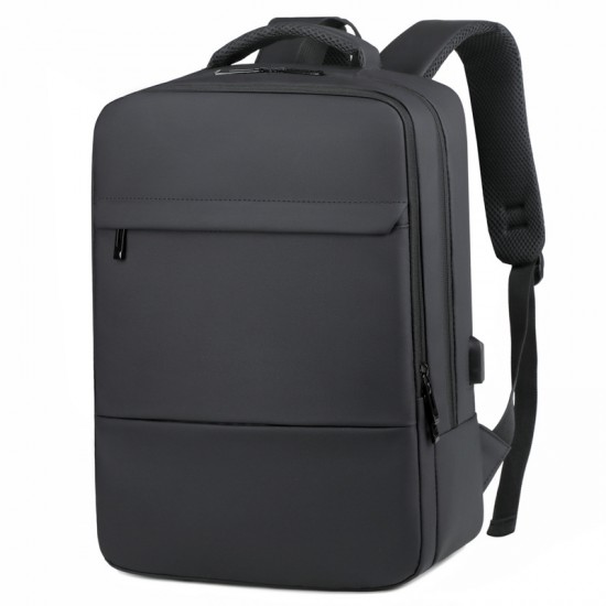 Cross-border men's double-shoulder bag, new style functional wind backpack, casual single-shoulder bag, mailbag, business commuting water-resistant backpack.
