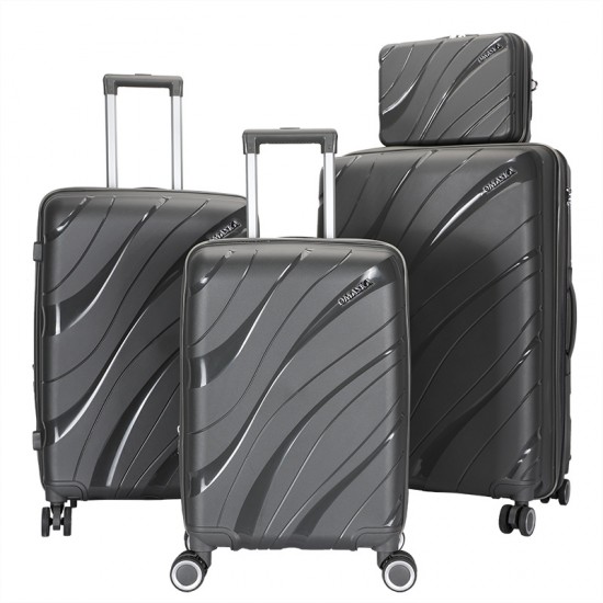 Wholesale PP suitcase, cross-border trade travel suitcase, PP suitcase, 20, 24, 28 three-piece suitcase