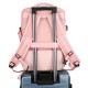 Cross-border women's travel double-shoulder bag with large capacity, extra large, lightweight, multi-functional luggage backpack for short trips. Business travel bag for men. Trendy rolled-edge travel double-shoulder bag for men.