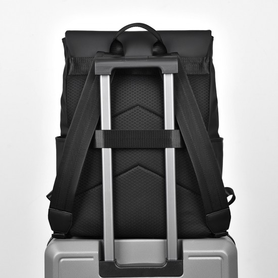 New Style Men's Leisure Backpack Dual-Shoulder Bag Large Capacity Business Commuting Backpack Multi-functional Laptop Dual-Shoulder Bag Men
