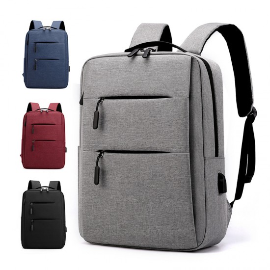 Men's double-shoulder backpack with fashionable style, casual travel bag for women and men, large-capacity laptop bag for men