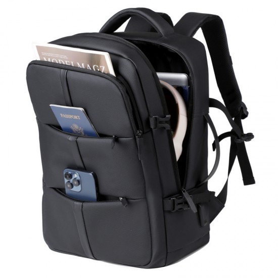 Double shoulder bags for men - large capacity men's business casual backpacks for travel and commuting, lightweight and portable backpacks for short trips.