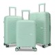 Fashionable Travel Trolley Case 20-Inch Check-in Box Silent Wheeled Luggage PP Trolley Case Hard Shell