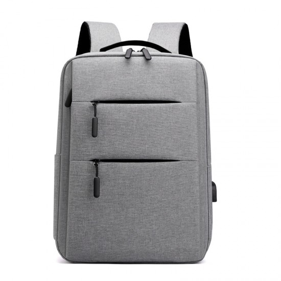 Men's double-shoulder backpack with fashionable style, casual travel bag for women and men, large-capacity laptop bag for men