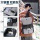 New Dual-Shoulder Bag Large Capacity Leisure Business Backpack High Appearance Quality Backpack Women College Student Backpack Leisure Dual-Shoulder Bag